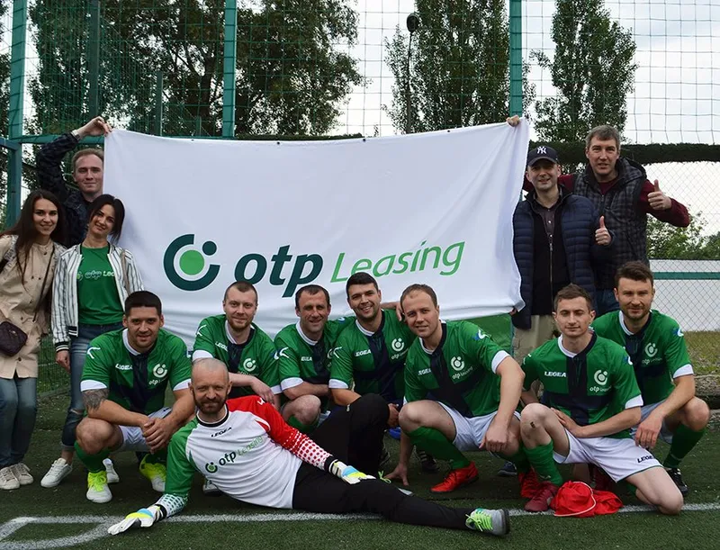 Футбольна команда ОТП ЛІЗИНГ зайняла 2 місце у чемпіонаті OTP Group